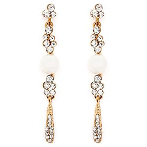 Amethyst    Tek İnci Taşlı Küpe
