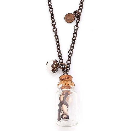 Lucky Beads    Message In A Bottle Kolye