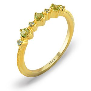 Melin Paris    Peridot ve Blue Topaz Yüzük