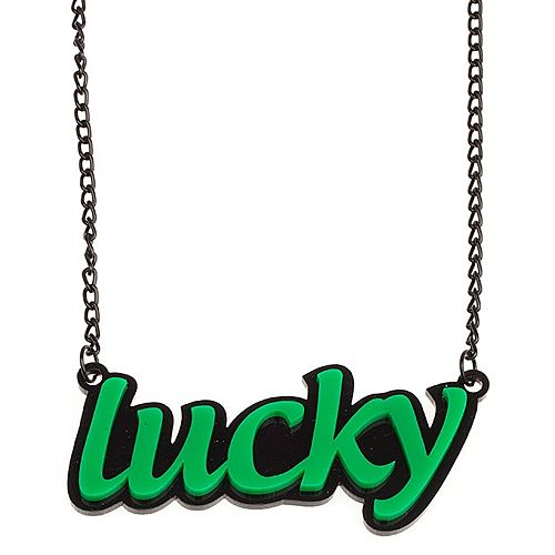 Vreskala    Siyah Yeşil Lucky Kolye