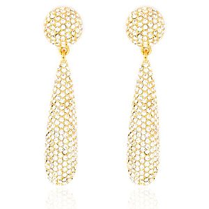 Kenneth Jay Lane     Swarovski Taşlı Damla Küpe