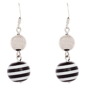 Marks & Spencer    Black & Silver Küpe