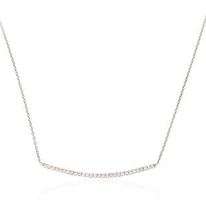 Coquet    Swarovski Taşlı Gümüş Kolye