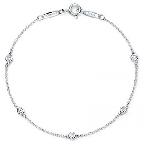 Tiffany & Co.     Elsa Peretti Diamonds By The Yard Bileklik