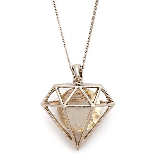 Accessorize    Geo Diamond Long Kolye