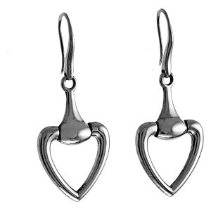 Gucci    Horsebit Heart Silver Küpe