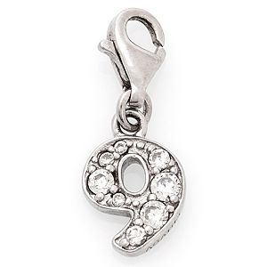 AGATHA Paris    Taşlı "9" Rakam Charm