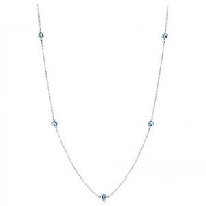 Tiffany & Co.     Elsa Peretti Aquamarine By The Yard Kolye