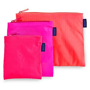 BAGGU    Pembe Zipper S Çanta