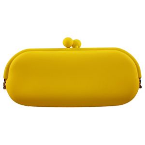 Essera    Sarı Oval Rubber Bag Çanta