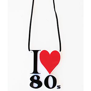 "I Love 80s" Kolye