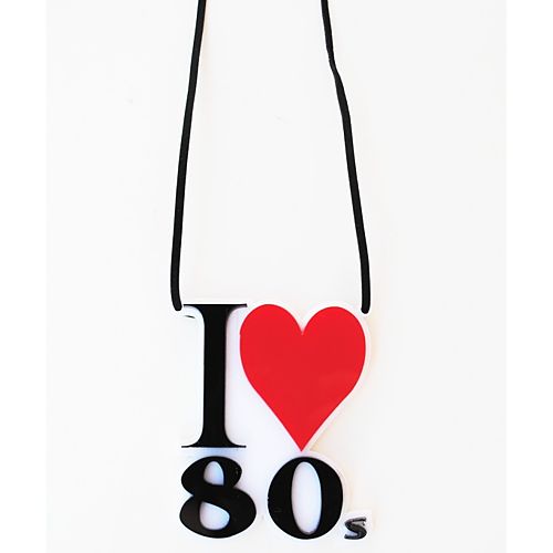 "I Love 80s" Kolye