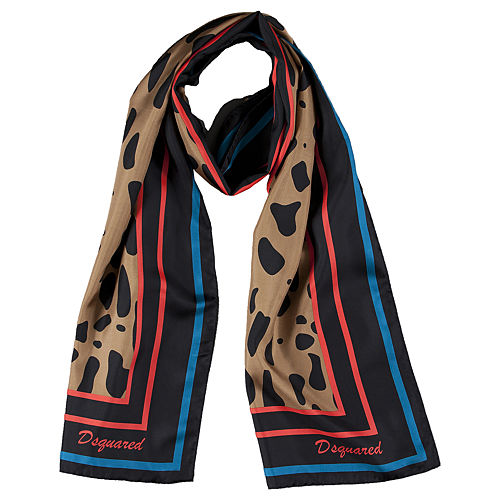 Dsquared Leopar Desenli Fular