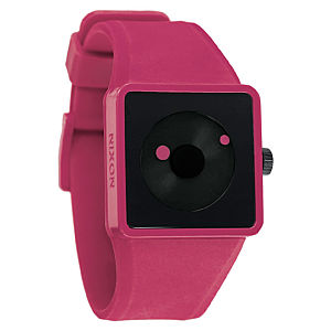 Nixon Pembe/Siyah Saat