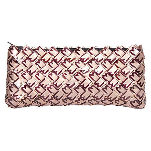 çöp(m)adam Bronz Kahve Büyük Kalın Clutch