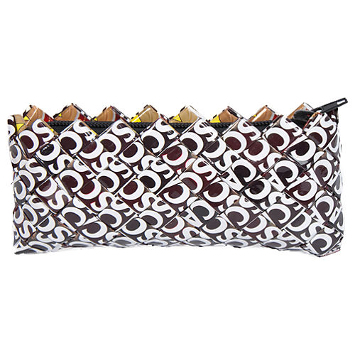 çöp(m)adam Koyu Kahve Küçük Clutch