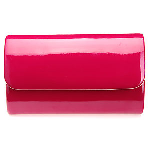 Sugar Bag Pembe Şık Rugan Clutch