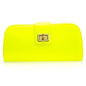 Sugar Bag Sarı Neon Clutch