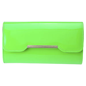 Sugar Bag Yeşil Neon Clutch