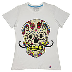 Troom Color Skull Kadın Tişört