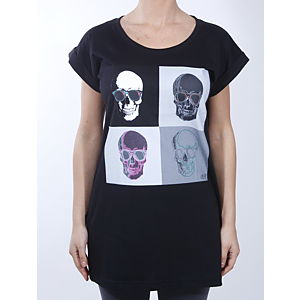 Parlaque Skull Baskılı T-Shirt