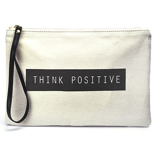 Gülçin Uzunalan Think Positive Orta Boy Clutch