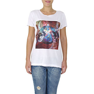 İrem Yıldırım Human Skull Triangle Basic T-Shirt