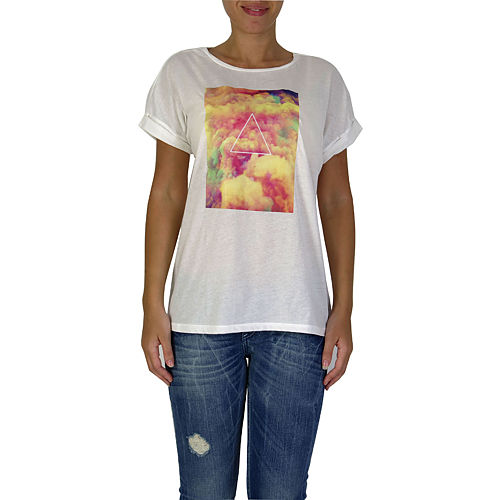 İrem Yıldırım Renkli Üçgen T-Shirt