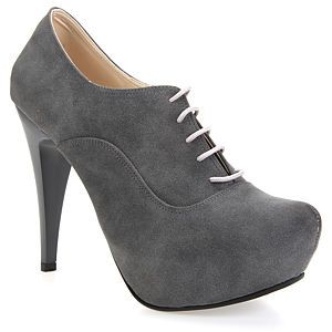 Colour Steps Gri Süet Bootie