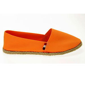 Colour Steps Neon Turuncu Keten Espadril