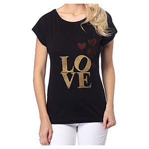 2bTrendy Siyah Love T-Shirt