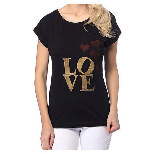 2bTrendy Siyah Love T-Shirt