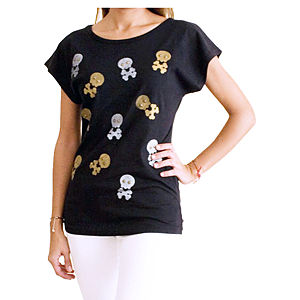 2bTrendy Skulls T-Shirt