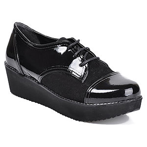 Mecrea Shoes American Combo Topuklu Loafer