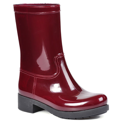 Mecrea Shoes Bordo Rubber Yağmur Çizmesi