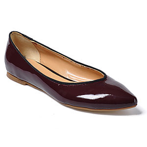 Mecrea Shoes Bordo Rugan Stiletto Babet