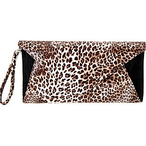 Mecrea Accessories Leopar Mektup Clutch