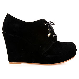 Mecrea Shoes Velvet Star Süet Dolgu Topuk Bootie