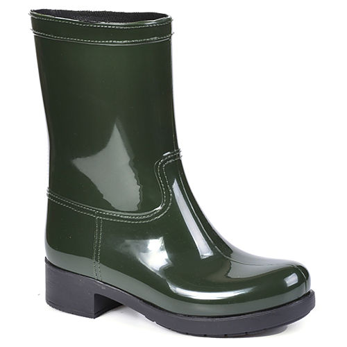 Mecrea Shoes Yeşil Rubber Yağmur Çizmesi