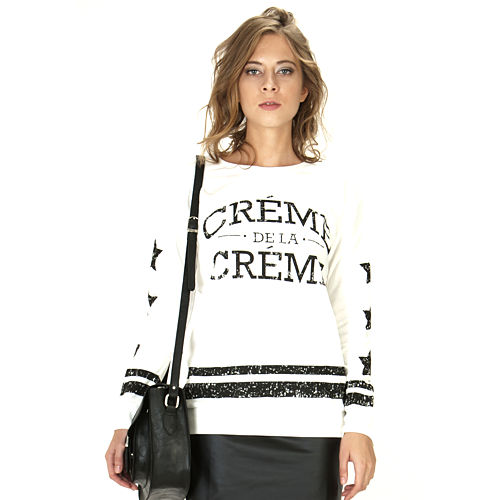 Street Fashion Creme De La Creme Sweat